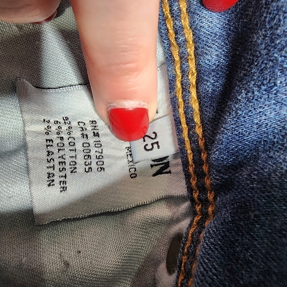 Hudson Croxley Mid Thigh Cuffed Shorts Women Size 25 - Picture 5 of 10